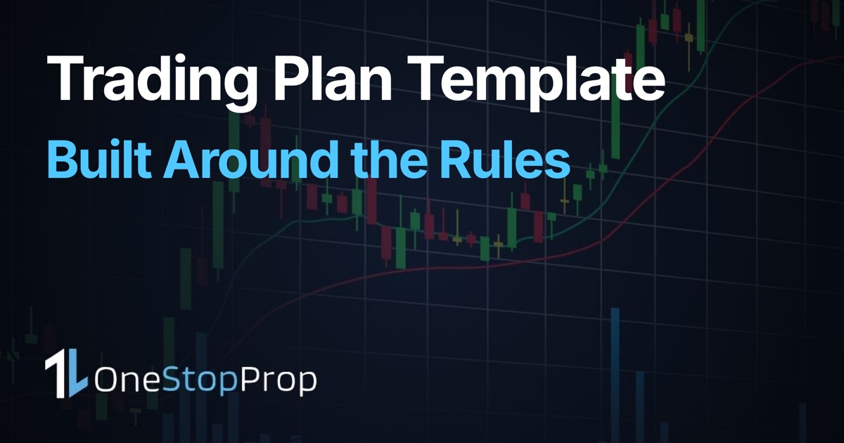 Trading plan template for stock traders built around prop firm rules