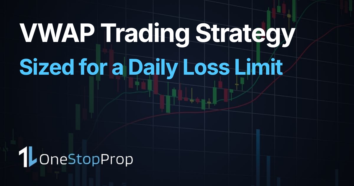 VWAP trading strategy sized for a prop firm daily loss limit